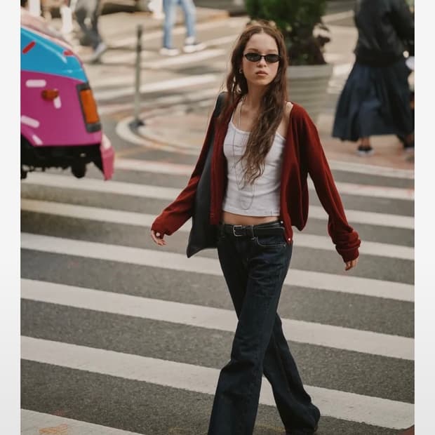 글로니 로데오 진 청바지 딥 블루 S