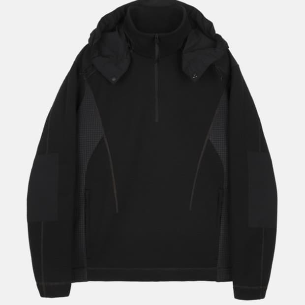 지용킴 코오롱 스포츠 콜라보 아노락 후드티