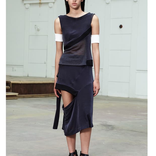 Open yy 오픈와이와이 PANEL CUTOUT SKIRT 