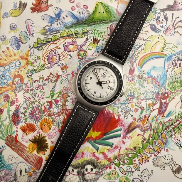 Swatch_Irony 1995s vintage metal watch