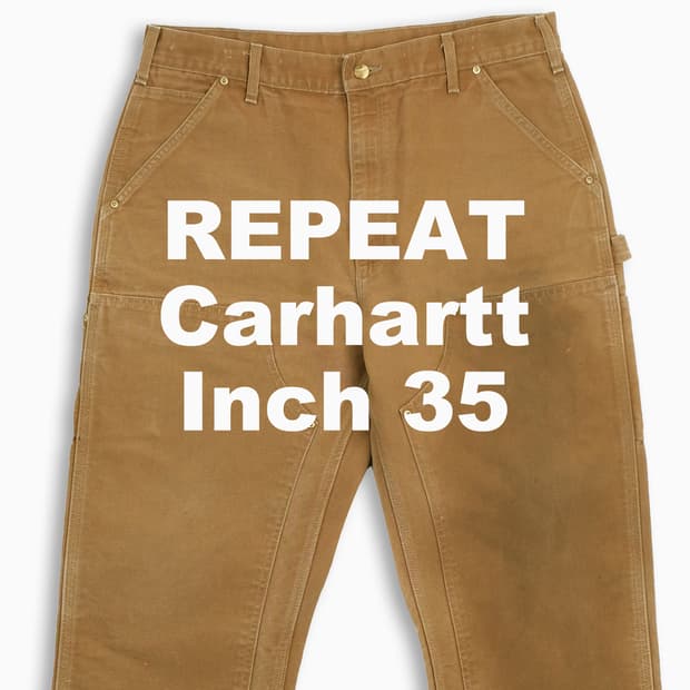 빈티지 칼하트 더블니 B01 워크 팬츠 35 인치 CH0013602