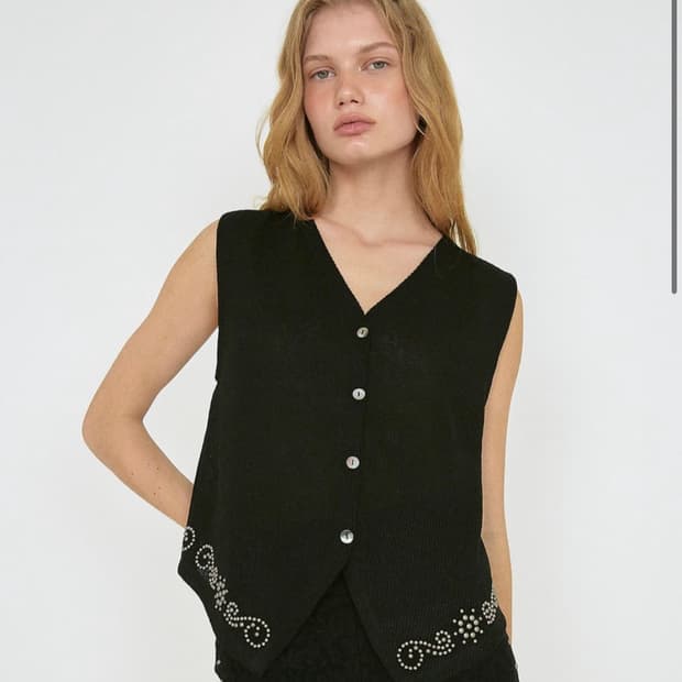 Polysooem vest black