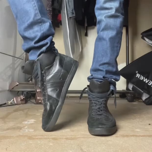 Dior homme 04 아카이브 독일군 하이탑 블랙