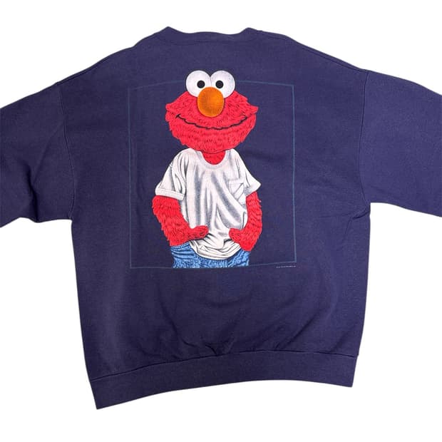 빈티지 90s 엘모웨어 ELMO WEAR 스웻셔츠 맨투맨 XL