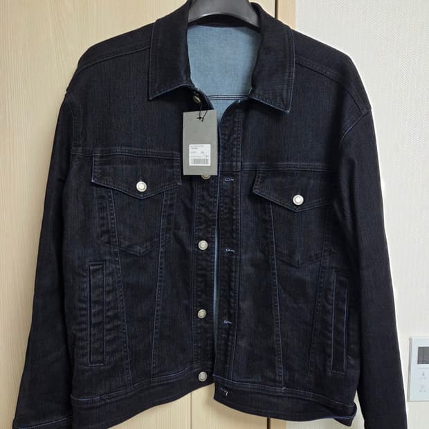 벨리에 트러커 자켓 후로킹블랙 05사이즈