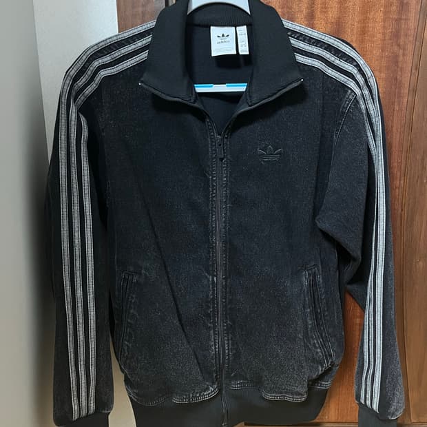 아디다스 아디컬러 데님 파이어버드 트랙탑 [S]