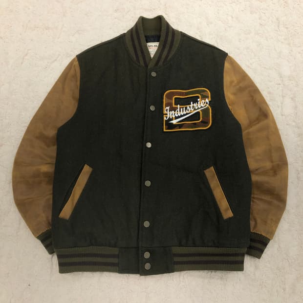 빈티지 울 바시티 자켓