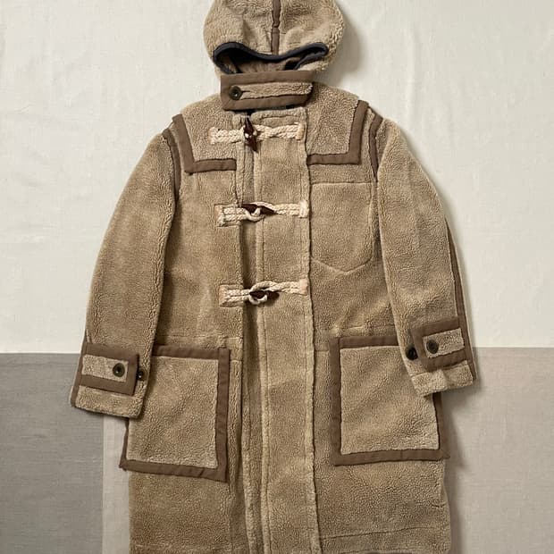 사카이 셰르파 플리스 더플코트 sacai 퍼코트 