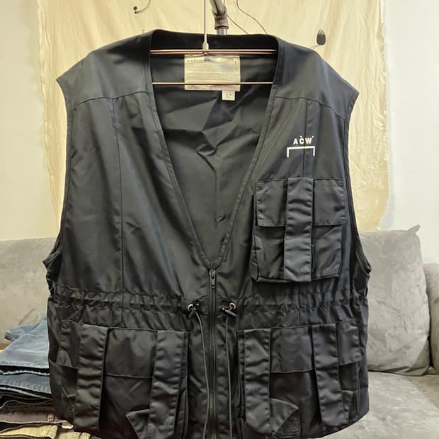 어콜드월 A-COLD-WALL 나일론 베스트 블랙