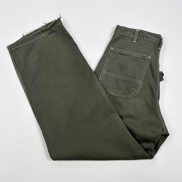 28 JPN 재팬빈티지 카펜터 와이드 카고팬츠 카키