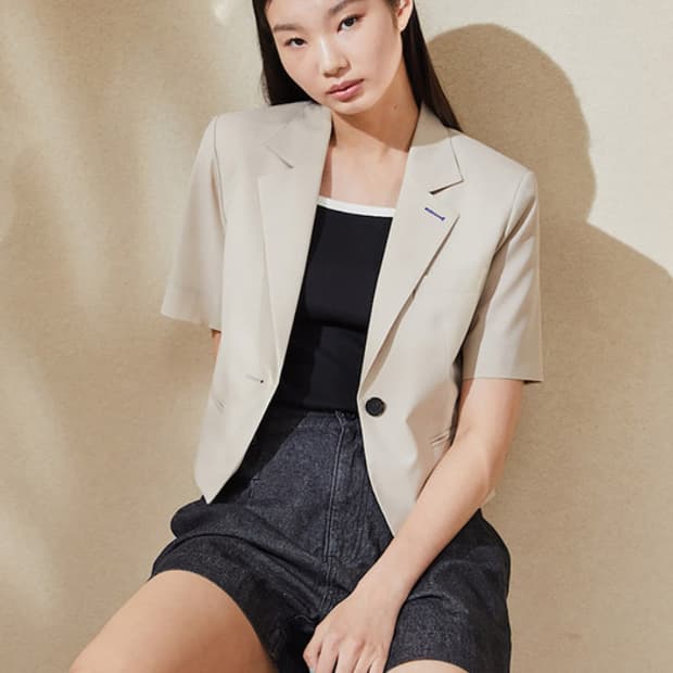 [구호플러스] 여성 흑청 청반바지