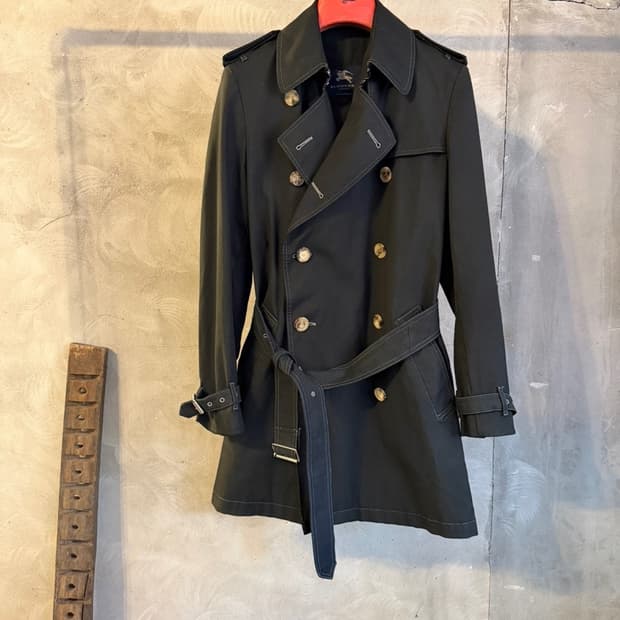 버버리 더블브레스티드 코트 야성55-66