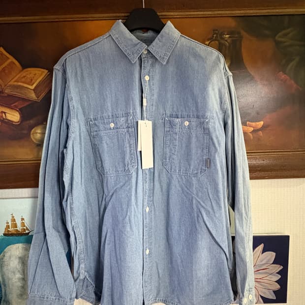 (새상품)에스피오나지 샴브레이 셔츠 xl