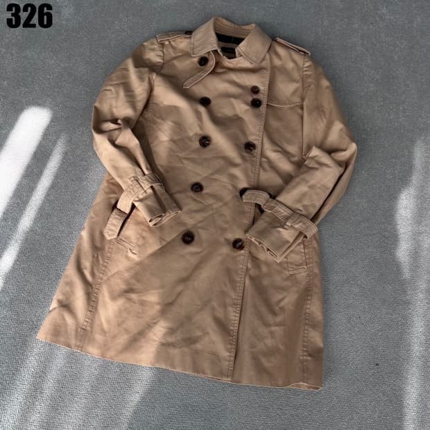 헤지스 베이지 트렌치코트 