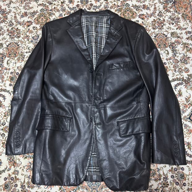 Burberry lambskin blazer