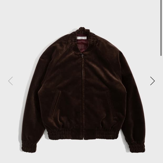 Gleanpark Bomber Jacket Velvet Brown (L)