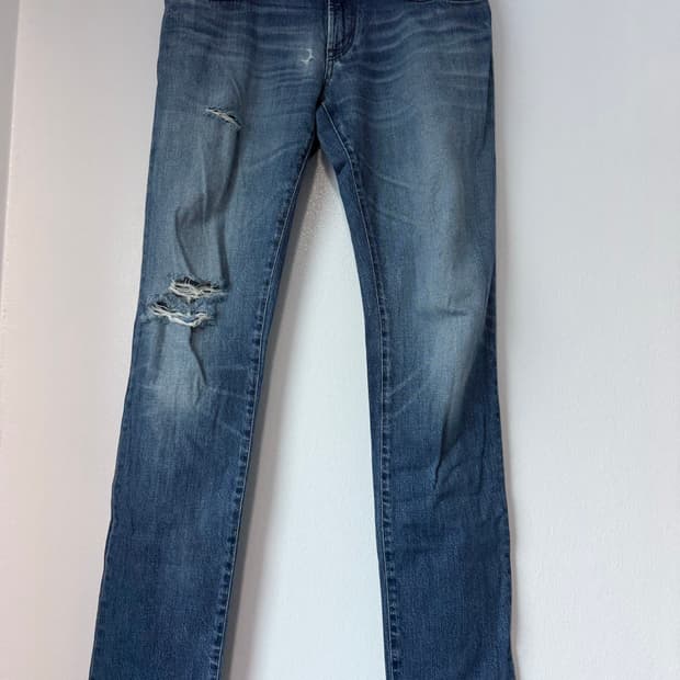 00s Dolce&Gabbana damage straight fit
