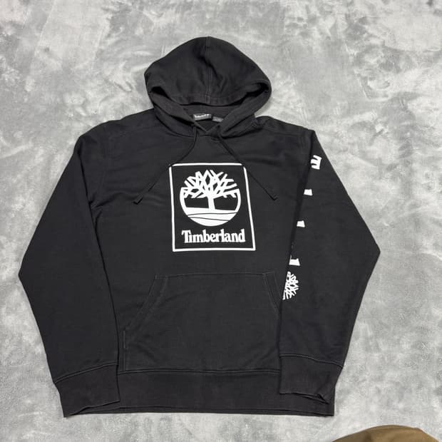 팀버랜드 빅로고 후드티