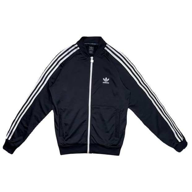 ADIDAS 오리지널스 슈퍼스타 져지 블랙 100