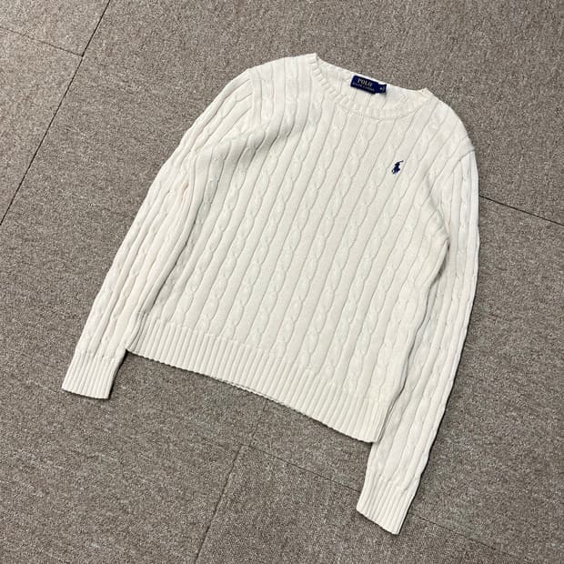  폴로 랄프로렌 꽈배기니트