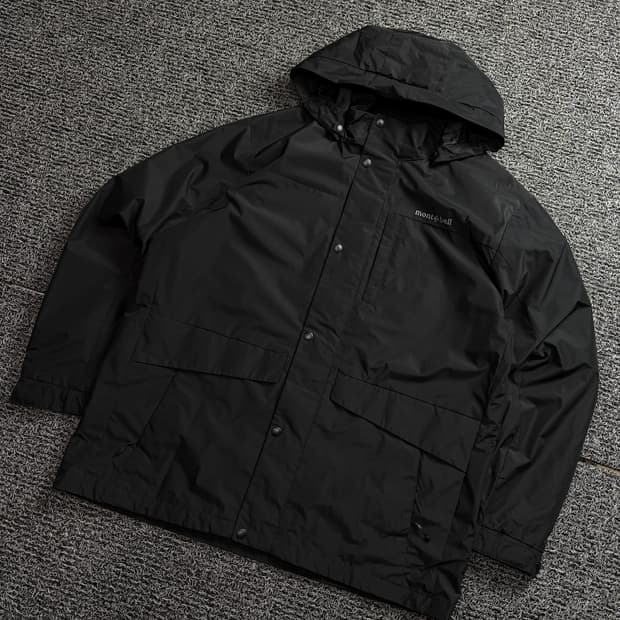 몽벨 블랙 테크웨어 박시핏 마운틴 자켓 1668