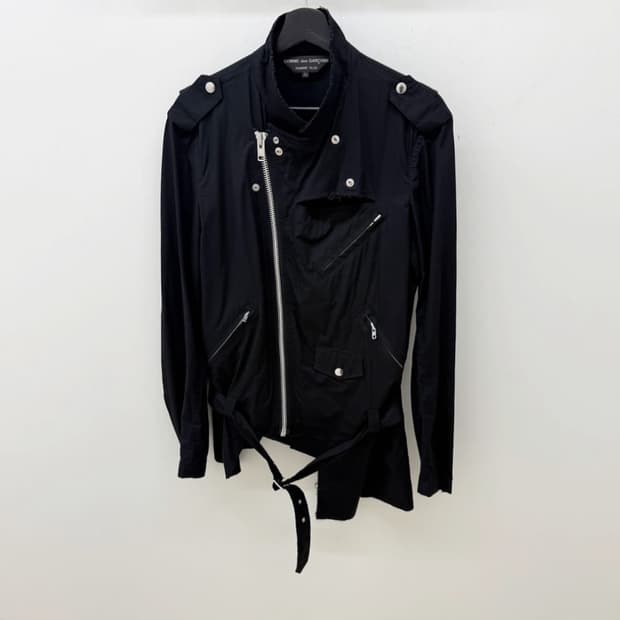 꼼데가르송 옴므플러스 코튼 라이더 자켓