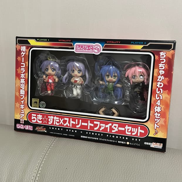 럭키스타 스트리트파이터 콜라보 한정 넨도로이드 푸치 넨도푸치 러키스타