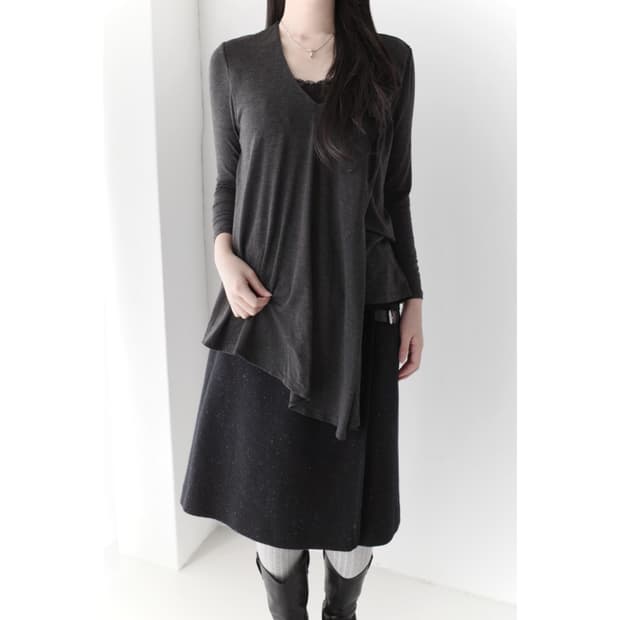 hiroko koshino) unbalanced T