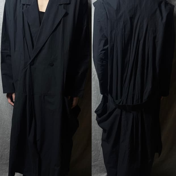 Leh Oversized Draped Coat  
