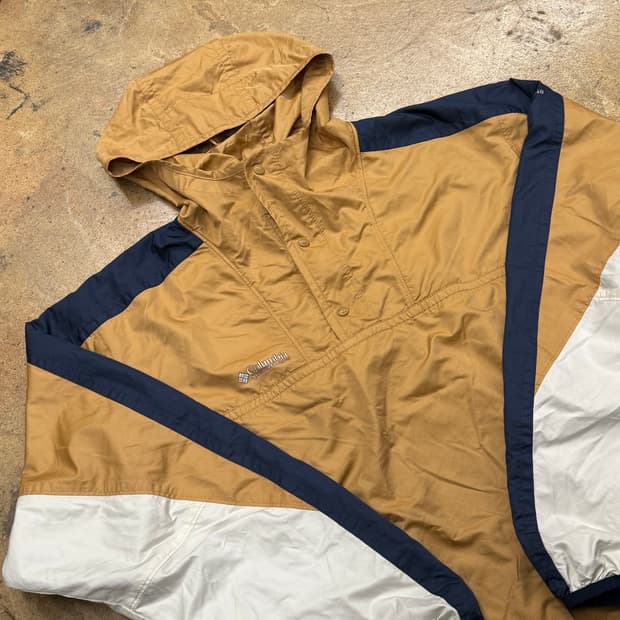 [정품/M] 컬럼비아 아노락 바람막이 후드 자켓 b16