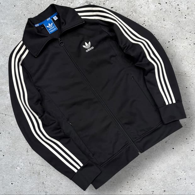 [105] 14s 아디다스 유로파 삼선 트랙탑 블랙 져지 C224
