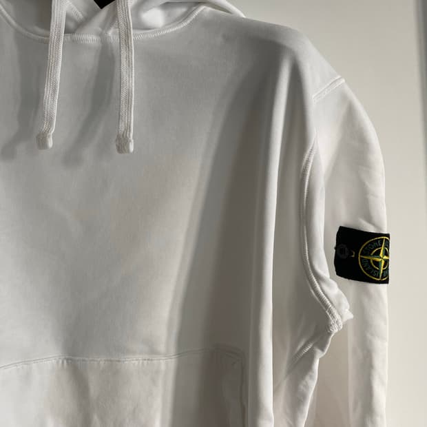 스톤아일랜드 후드 화이트 21SS XL 새제품급