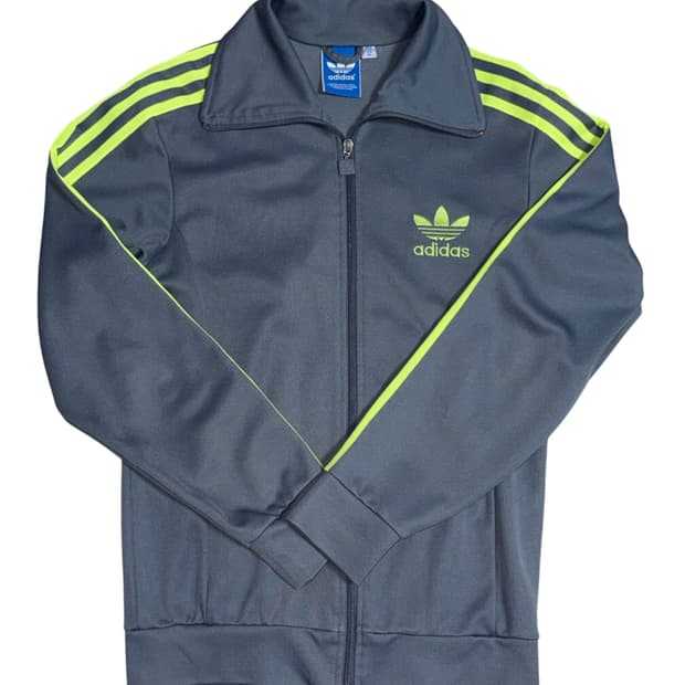 아디다스 유로파 트랙탑 져지 그레이&형광 (95)