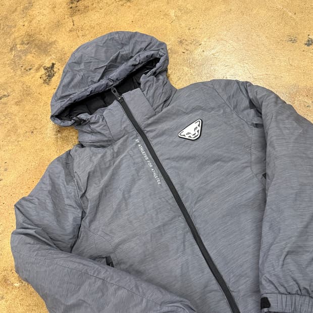 [정품/L] 다이나핏 경량 패딩 후드 그레이 b17