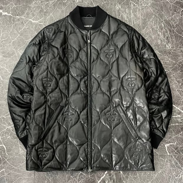 bape x FEEL SLOWLY AND SEE 90s 레더자켓