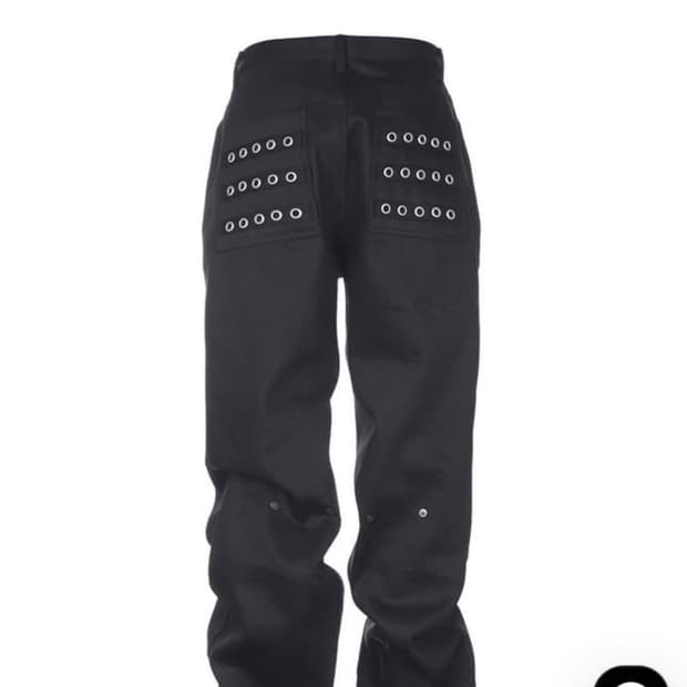 [0]b.access Button Black Jeans