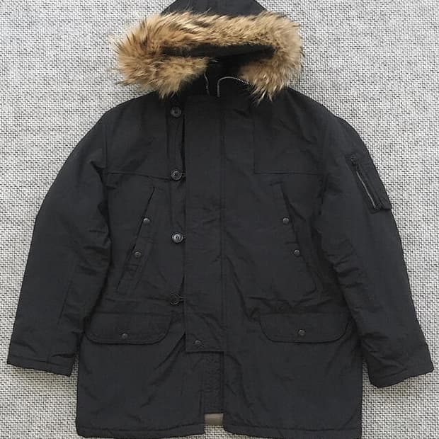 90s USA made fur-trimming N-3B jacket