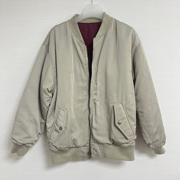 리버시블 봄버자켓