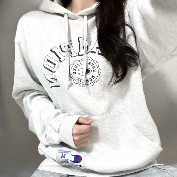 M/챔피온 후드티/백메란지/브랜드/옷/교복아우터/빈티지/y2k/여성
