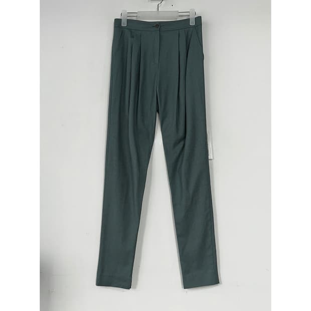 펜디 투턱 스트레이트 울 팬츠