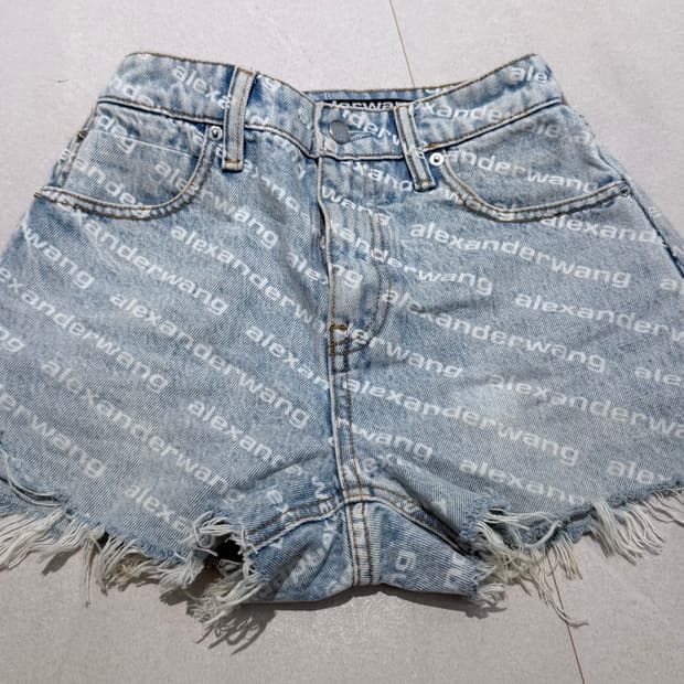 알렉산더왕 바이트 반바지 연청 25