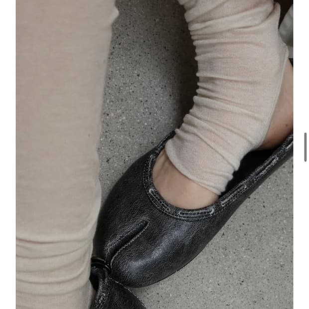 페이즈 레더 스트링 플랫 235