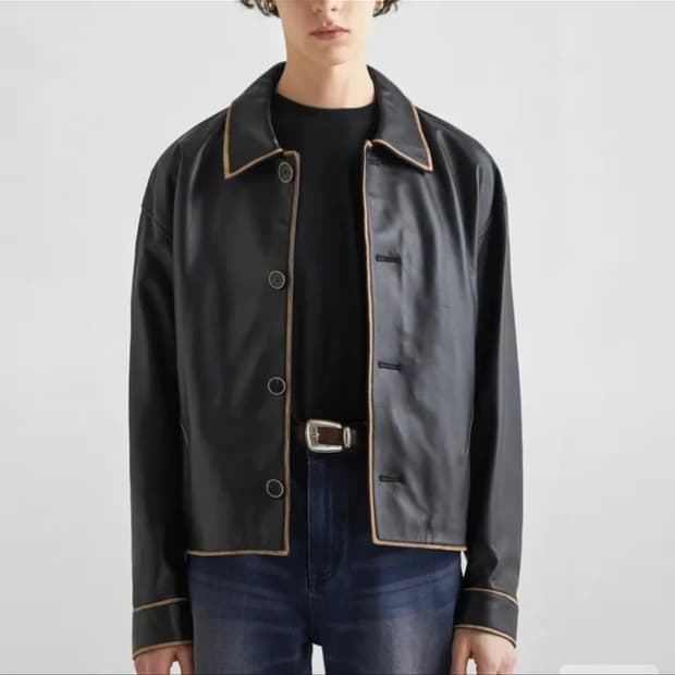 (새상품)로파이 LOFI 남자 가죽자켓 XL 사이즈