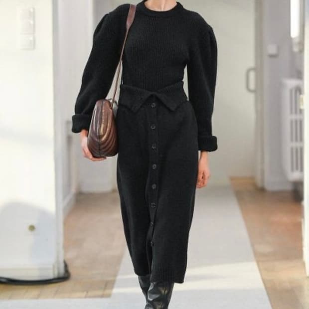 르메르 퍼프 니트