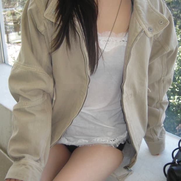 아워캐비넷 dying cotton jacket