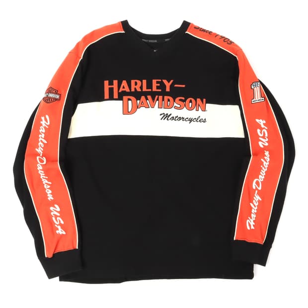 할리데이비슨 모터사이클 레이싱 스웻셔츠