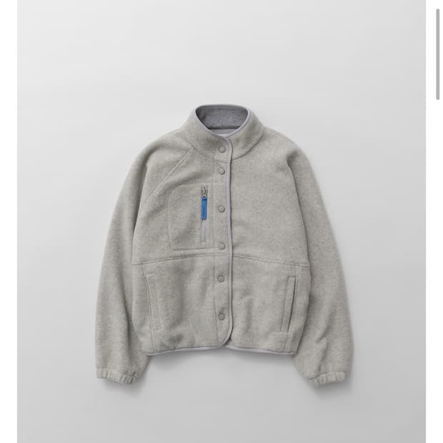 haag 헤이그 플리스 button up fleece snow melan