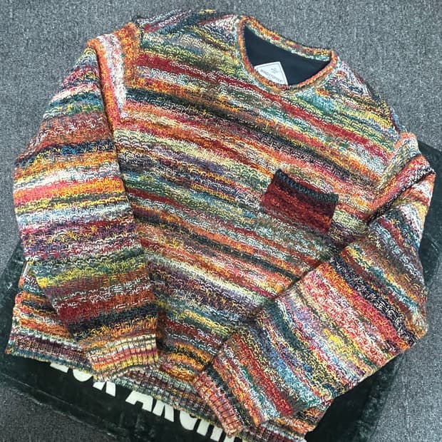 [L] 디스이즈네버댓 X 고어텍스 리버시블 니트 네이비