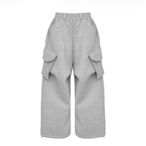[OS] MJD 코인서울 와이드 카고 스웻 팬츠 그레이
