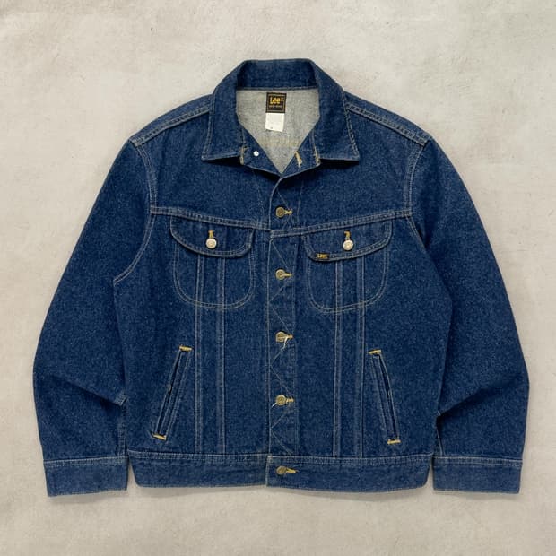 80s USA Lee 220 라이더스 데님 트러커 자켓